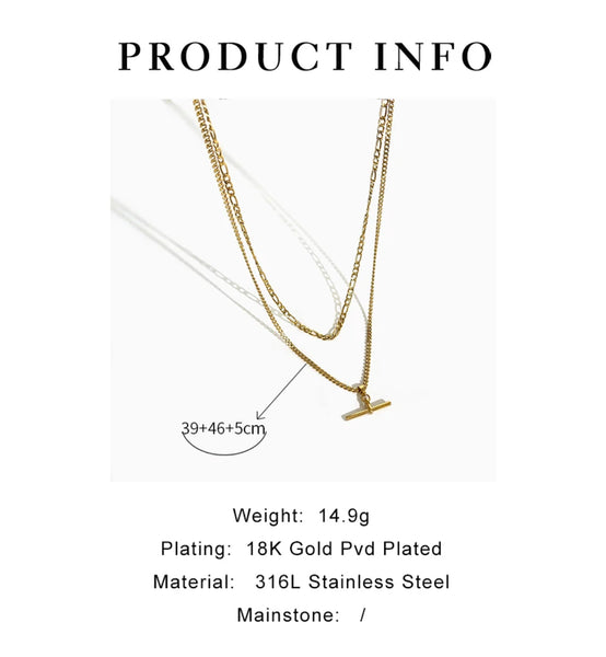 T-BAR NECKLACE