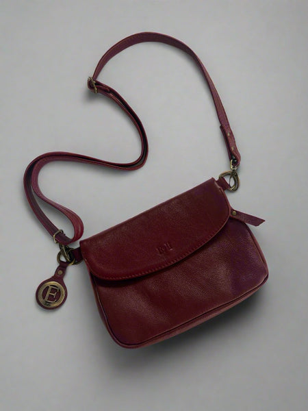 LIMITED ADDITION MAROON LUNA FOLD OVER BAG